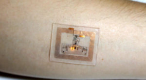 A Health-Monitoring Sticker Powered by Your Cell Phone (technologyreview.com)