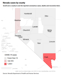 Coronavirus in Nevada -Tracking the spread through data (reviewjournal.com)