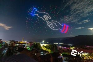 Pfizer drones light up night sky in China’s remote area with health tips (fiercepharma.com)